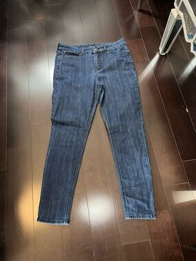 Seven7 Women’s Skinny Jeans in Dark Blue Denim